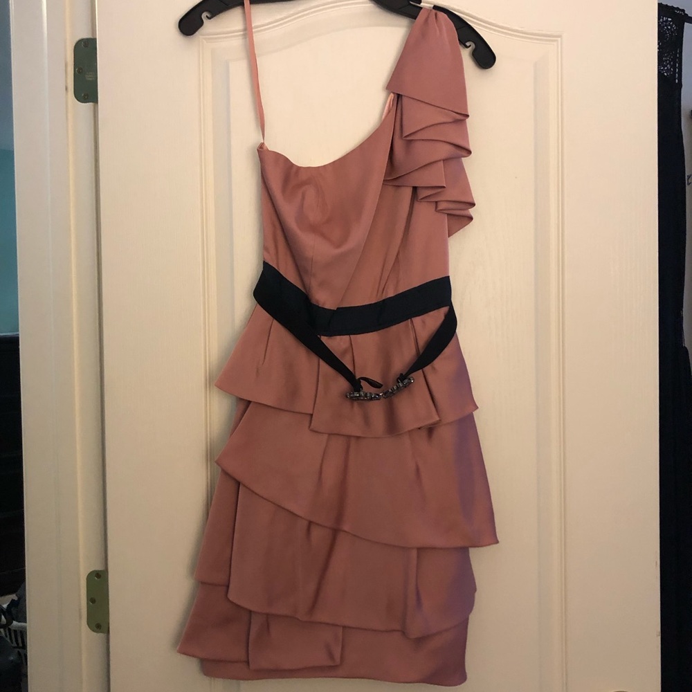 BCBG Beautiful one shoulder dress